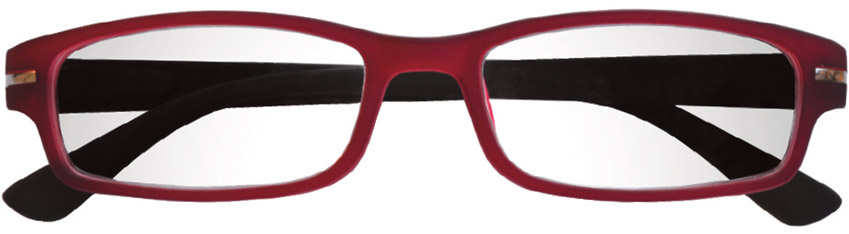 Reading Glasses De Luxe model ROBIN - red